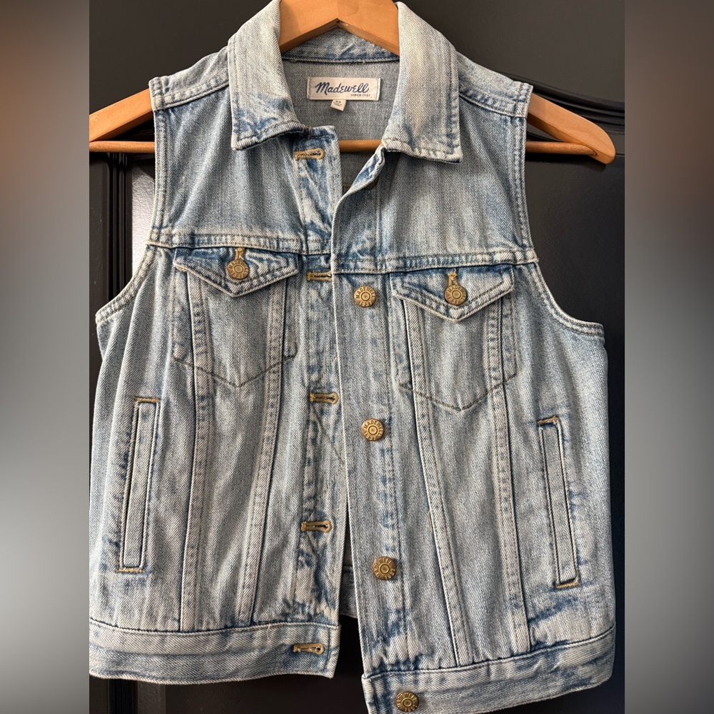 Madewell denim vest